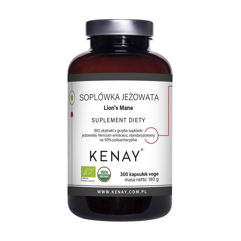 Левова грива Kenay Lion's Mane, 300 капсул